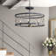 Crisscross 4 - Light Drum LED Chandelier-60462051