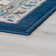 Anmie Oriental Dark Blue/Cream Area Rug