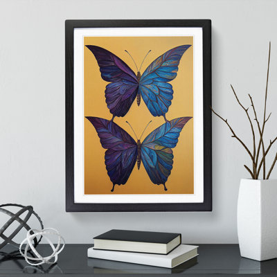 Majestic Butterflies - Framed Print
