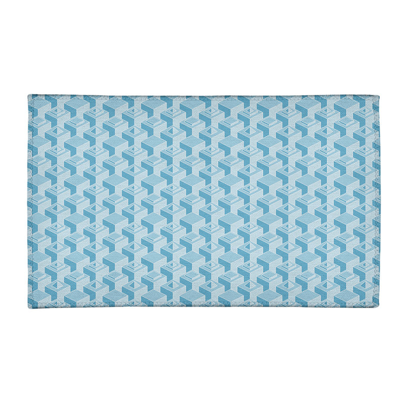 Chenille Geometric Indoor Rug, Rectangle 3' x 5'