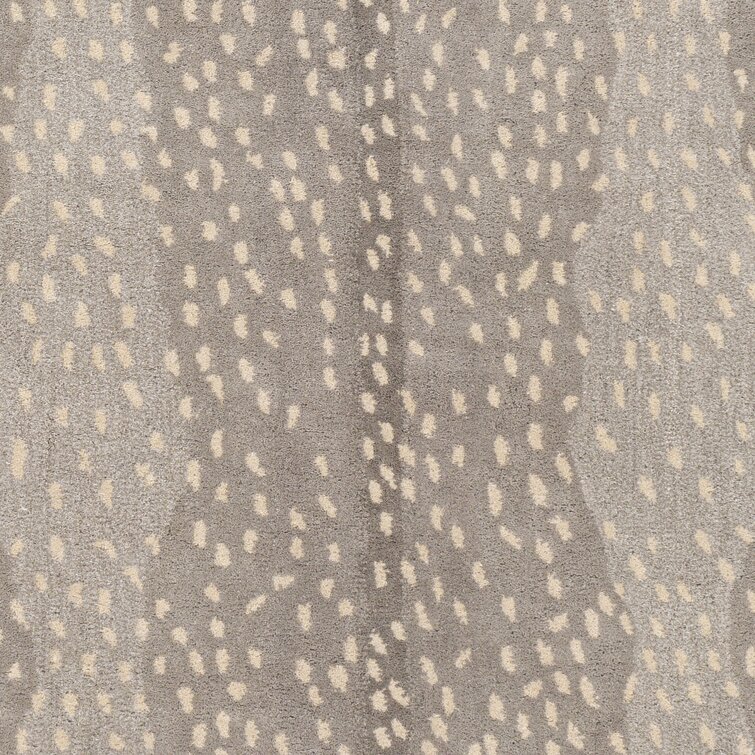 Hand-Made Taupe/ Gray Wool/ Art Silk Textured Rug (2X3) - - 8571771