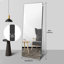 Miroir sur pied polyvalent avec support réglable pour divers réglages