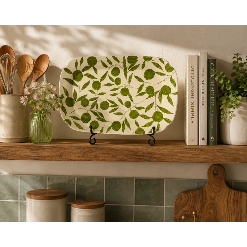 Assiette verte sauge Olivia, Sage Green