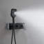 Système de douche mural avec douche à main et robinet à une poignée Ensemble de garniture de douche en laiton haute pression moderne avec valve brute-121413202