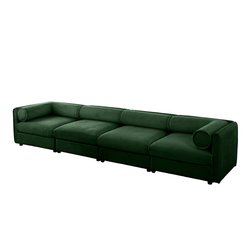 4 avec rangement: tissu chenille, conception cylindrique ergonomique pour la décoration de la maison modulaire: 4 sièges, chenille, confortable