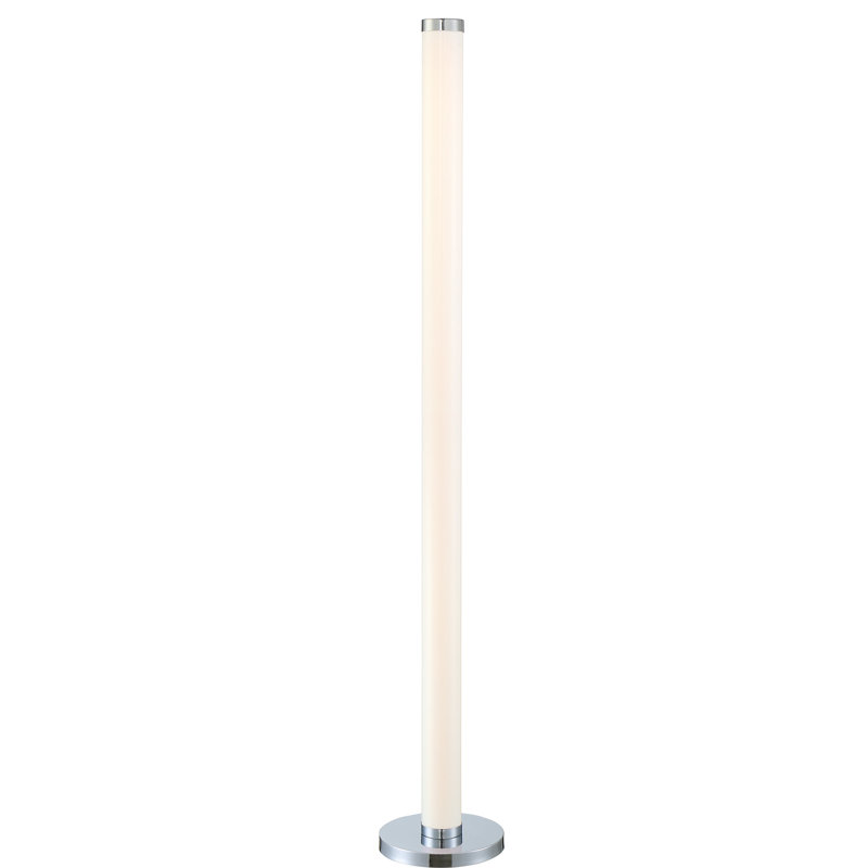 Corine 63.75'' Chrome LED Novelty Floor Lamp, Frosted
