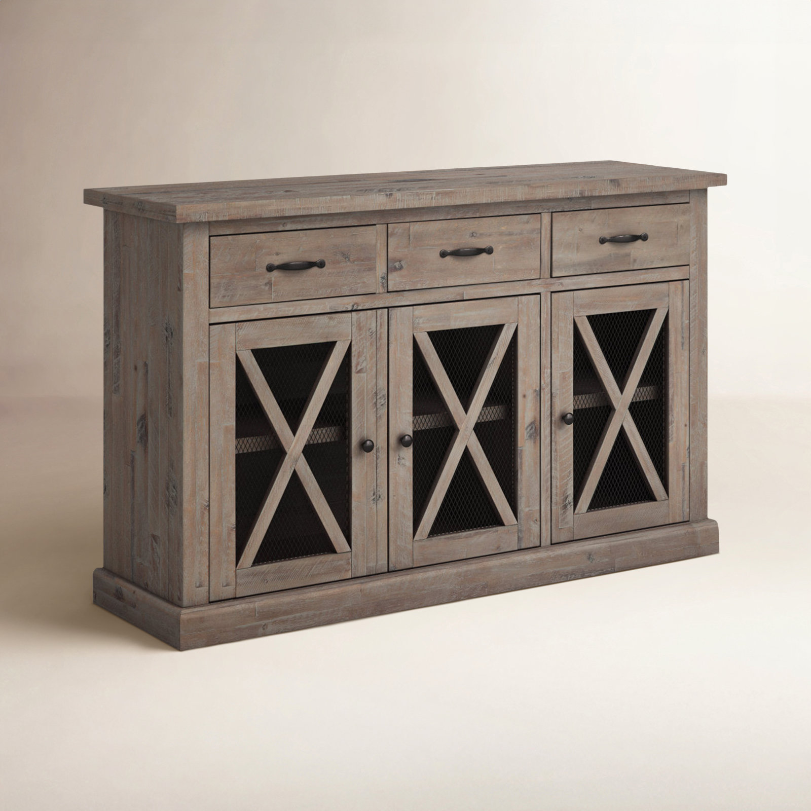 Bianca Acacia Sideboard, Weathered Natural