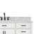 Jameal Solid Wood Single Bathroom Vanity with 0.75'' Carrara Marble Top-1301707228-1342107083