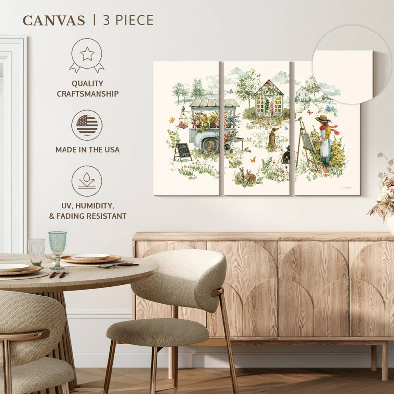 Blissful Moments I, 20" H x 33" W