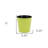 5" Lime Green Recycled Plastic Indoor Outdoor Round Pot Planter