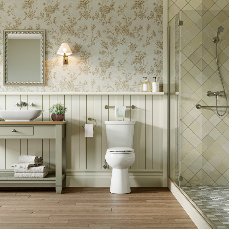 Toilette ronde 19,5 po, Haut