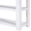 Élégante console avec 4 tiroirs et 2 tablettes, idéale pour les vestibules et les salons.-900852075