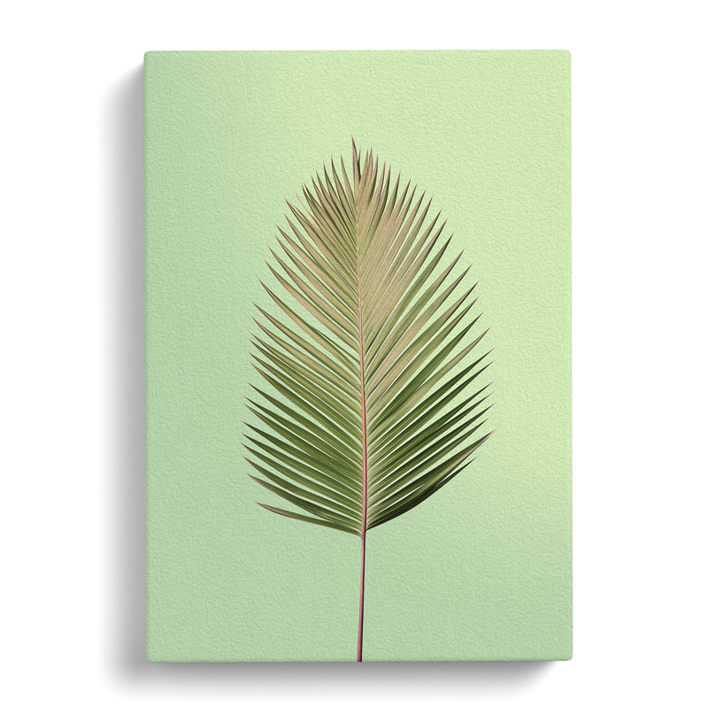 Palm Leaf Minimalism No.2 - Wrapped Canvas, 60cm H x 40cm W x 3cm D