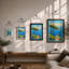 Clifftop Vigil Coastal - Framed Print-1809849677-1809849674