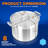 NutriChef 8 qt. Stainless Steel Stock Pot