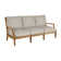 Haley Teak Outdoor Lattice Back Sofa