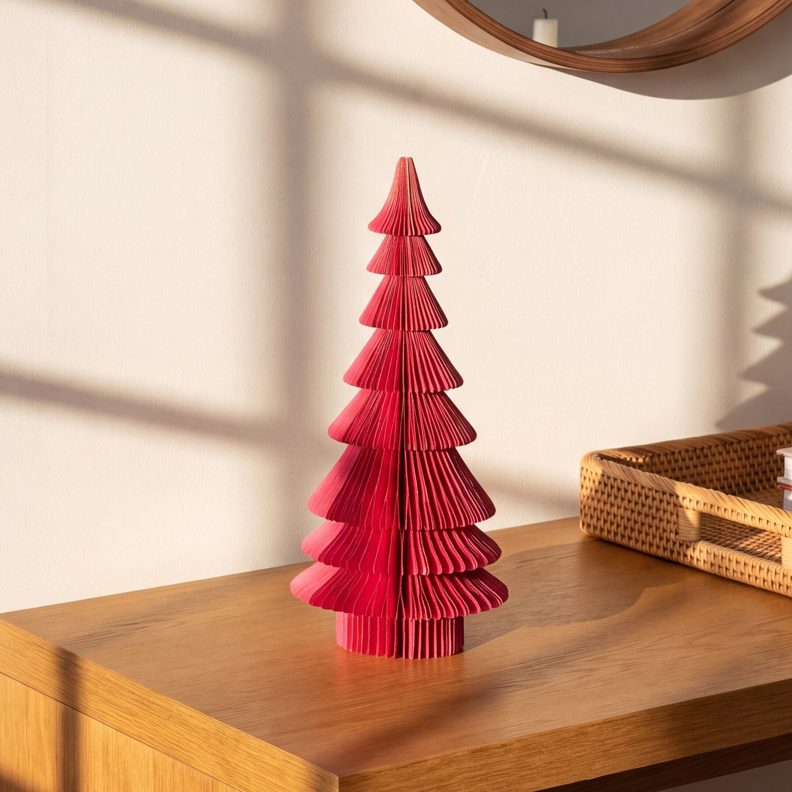 Paper Honeycomb Tabletop Christmas Tree