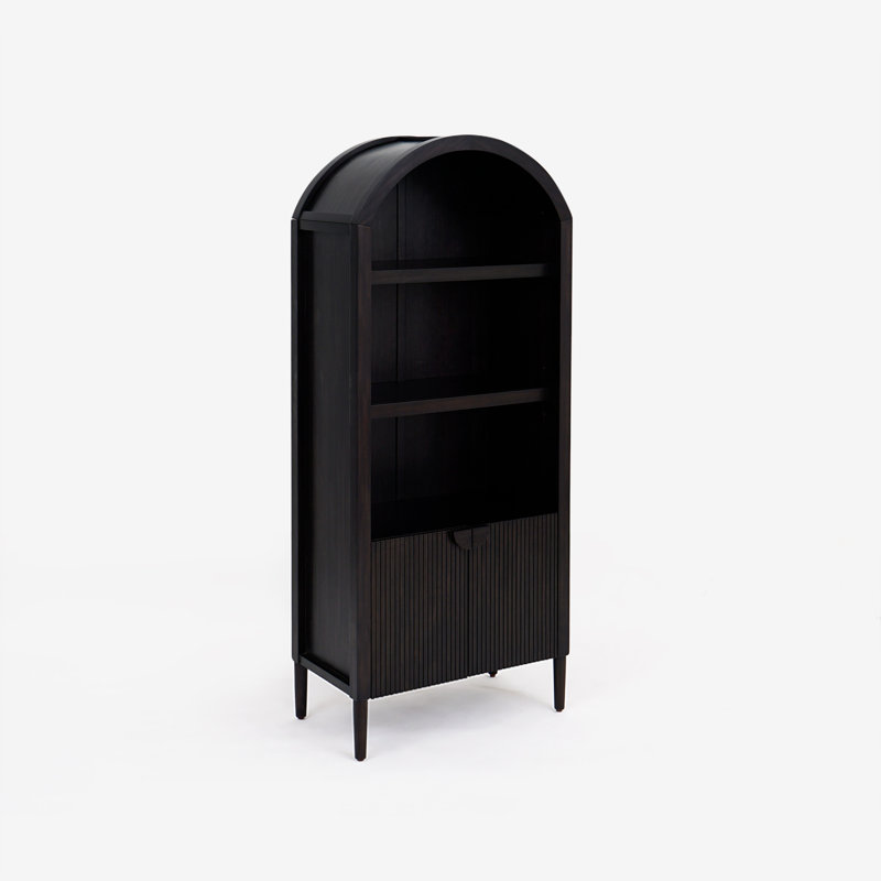 Javon - Vitrine arquée, Noir