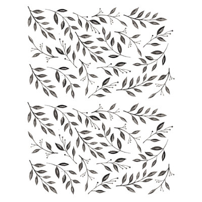 Ensemble de 30 adhésifs décoratifs à feuilles d'encre