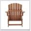 Chaise Adirondack pliante en bois surdimensionnée avec dossier et siège pré-assemblés, parfaite pour le jardin, la cour et le patio-1757603149