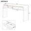 Console 31 po et miroir en bois 36 po pour table d'appoint-121083442