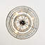 Lustre rond à 11 lumières avec cristal