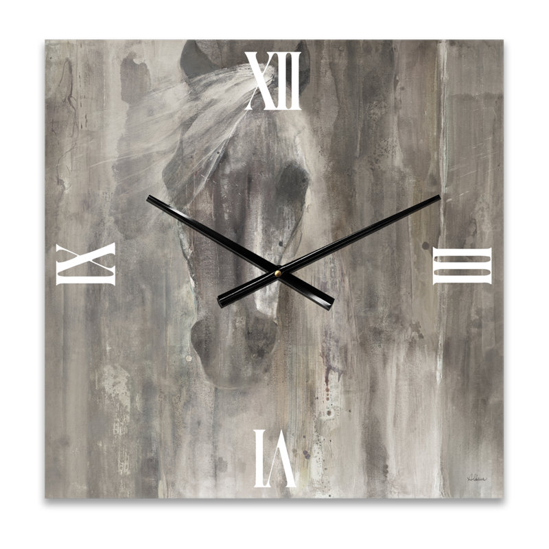 Horloge murale Farmhouse Horse, Très grand