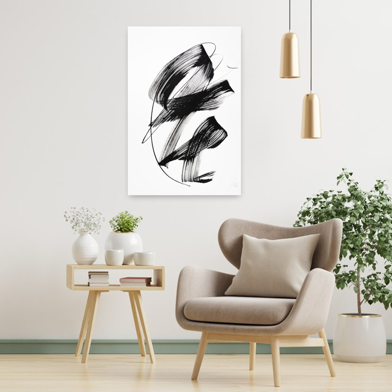 Art contemporain contemporain abstrait, H 36 po x l 24 po