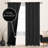 Deconovo 100 Percent Blackout with Liner Rod Pocket Curtain Panel Pair-75196917-75196906