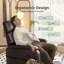 Fauteuil inclinable électrique en similicuir avec bascule et pivot-1740478214