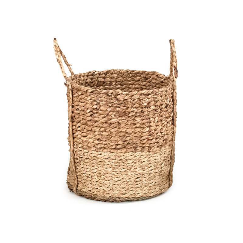 Handmade Seagrass Decorative Basket, 15" H x 15" W x 15" D