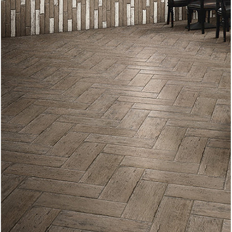 8" x 24" Porcelain Wood Look Wall & Floor Tile, Chestnut