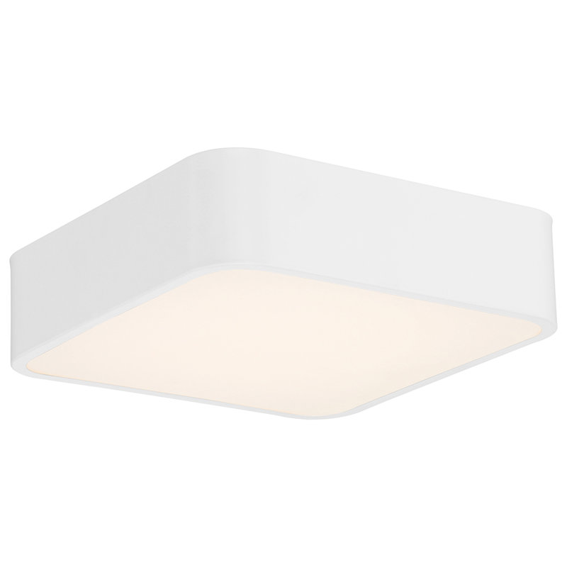 Granada LED Flush Mount, White, 3.25" H x 12" W x 12" D, 4000K