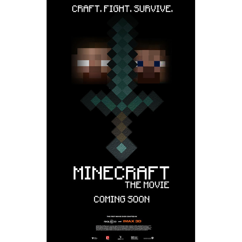 Minecraft, H 18 po x l 11 po