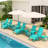 Joubert 6 - Person Patio Conversation Set-91584020