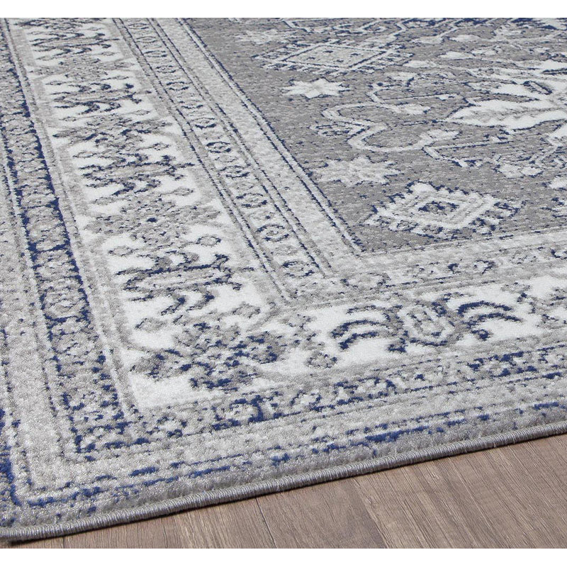 Freya Vintage Cornflower Area Rug, Rectangle 2'6" x 4'