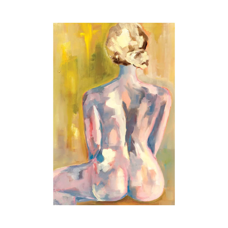 Nude III by Meredith Steele - Wrapped Canvas Painting, 20.32 cm H x 30.48 cm W