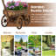 Support pour pot de fleurs en bois