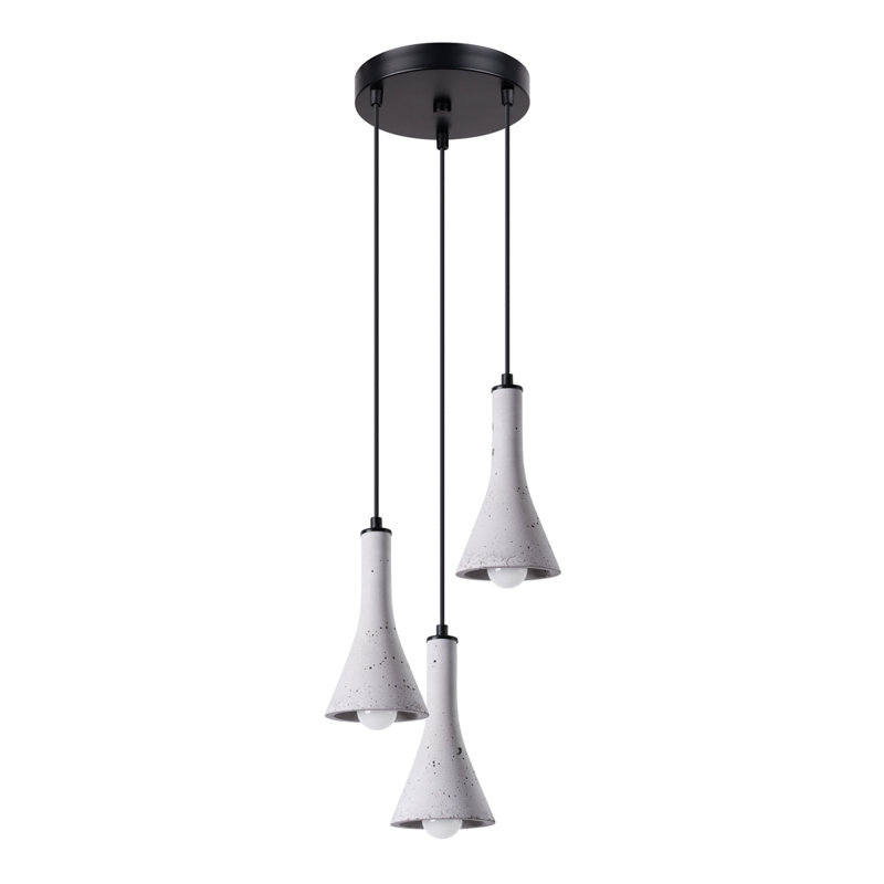 Boff 3 - Light Satin Black Pendant