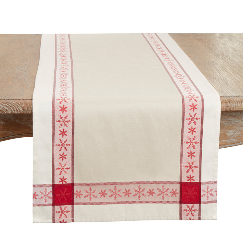 Rudolph Rectangle Jacquard Table Runner