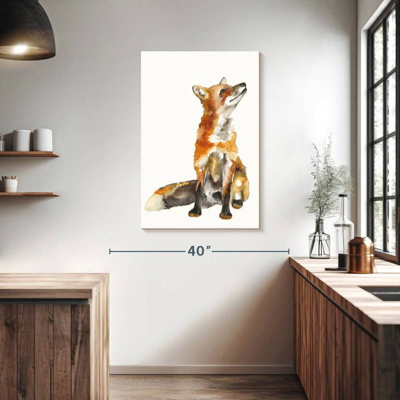 Brampt Sly Fox I, 39" H x 26" W