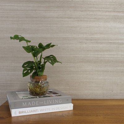 Papier peint sisal monochromatique Authentic Grasscloth