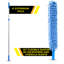 22" Flexible Wand Duster With Microfiber and Chenille Sleeve and 6' Telescopic Pole