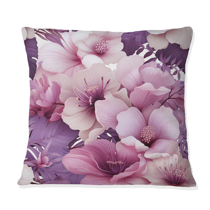 Orchid Dream Tropical Motif - Coussin, 16 po x 16 po