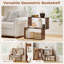 70cm H x 80cm W Geometric Bookcase-1310889296