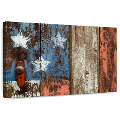 Borges Wooden American Flag Stars