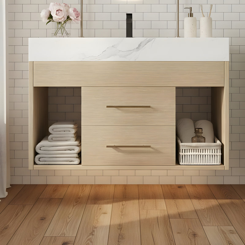 Bathroom Vanity with Ceramic sink, 30"
