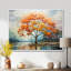 Érable orange majestueux I - arbre érable, art mural-623508500-651810839