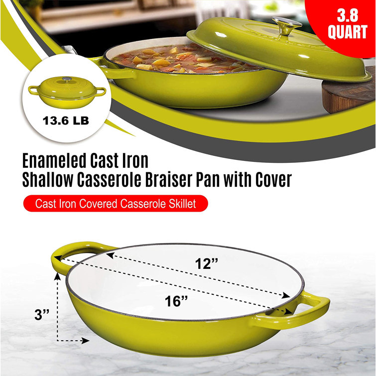 Shallow Oven Pot - 3.9 qt
