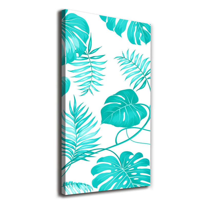 Tropical Leaves - Wrapped Canvas Print